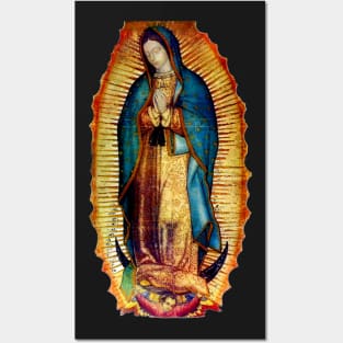 Our Lady of Guadalupe Tilma Replica Posters and Art